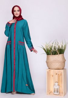  Baju  Muslim Warna Hijau  Lumut  Baju  Mewah